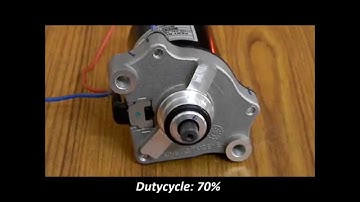 DC Motor Speed control using PWM