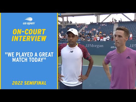 Ram/salisbury on-court interview | 2022 us open semifinal