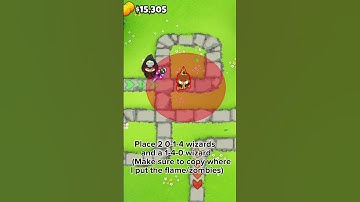 Fastest wizard paragon xp farm in 30 seconds. #btd6 #easy