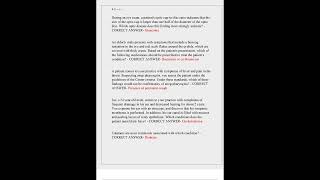 BARKLEY FNP REVIEW NEWEST 2024 TEST BANK COMPLETE EXAM ALL 900 QUESTIONS AND CORRECT DETAILED ANSWER