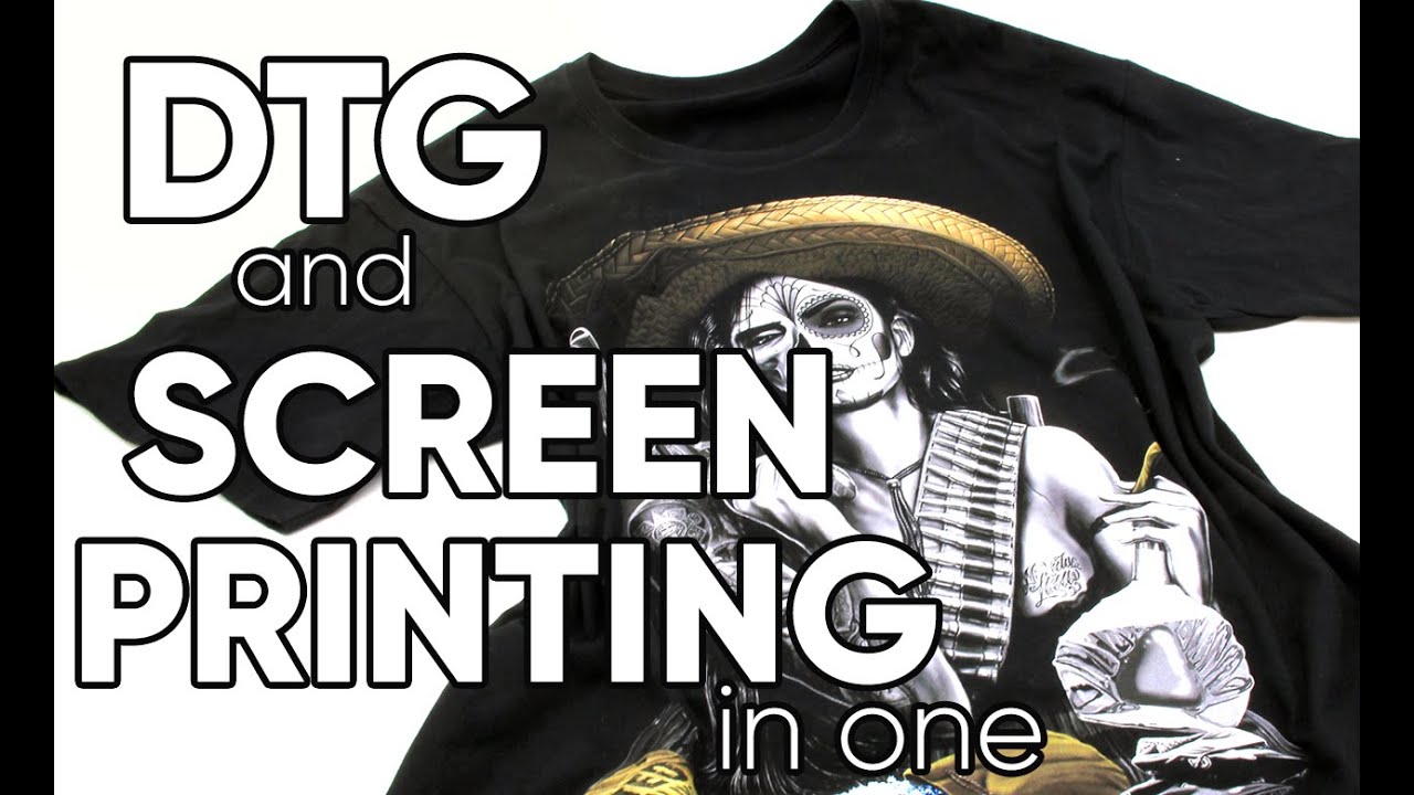 Collaboration of DTG  Printing  and Digital Screen Printing