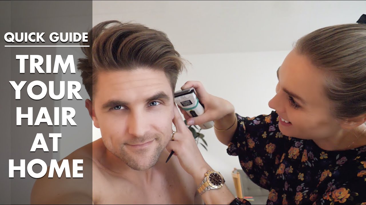 how to trim guys hair with clippers