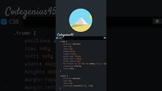 Sunset Animation Using HTML CSS 😎 #html #html5 #csstricks #css #webdeveloper #js #shorts #reels