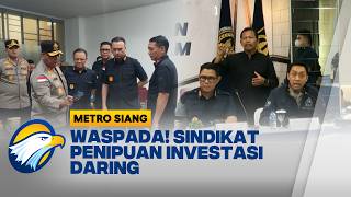 Interpol Indonesia Ungkap Sindikat Scammer Jaringan Kamboja - [Metro Siang]