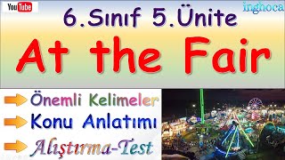 6. Sınıf 5. Ünite Konu anlatımı alıştırmalar önemli kelimeler İngilizce