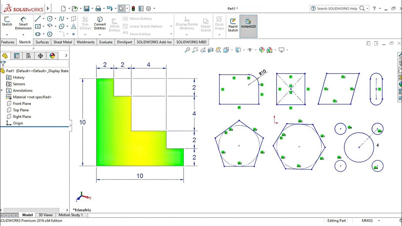 SolidWorks Tutorial For Beginners | Part-1 - YouTube