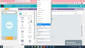 Making 2 types screen color changer app in code.org.