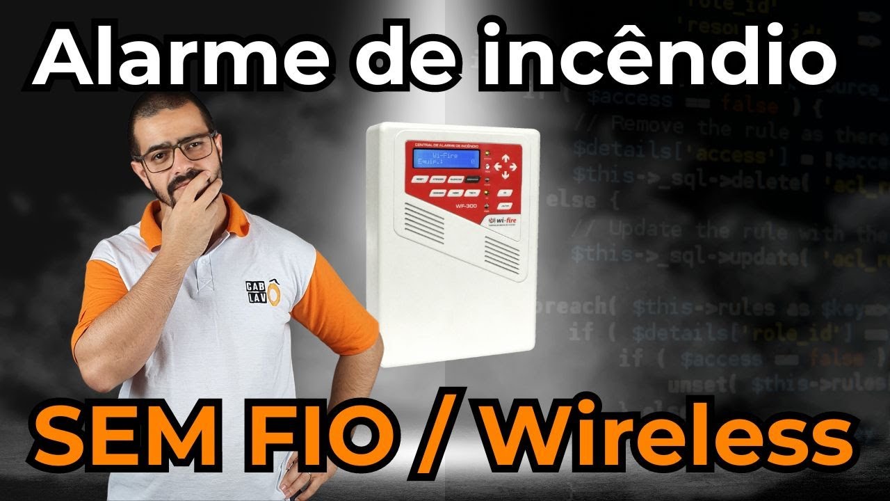 Alarme de incêndio sem fio (wireless), como ele funciona?