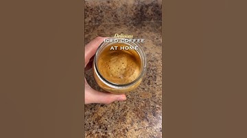 Iced coffee asmr ☕️🤤 #coffee #icedcoffee #asmr #coffeeasmr #coffeelover #howtomakecoffee #shorts