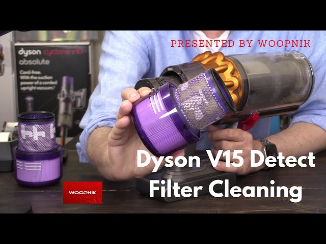 Filter Cleaning - Dyson V15 Detect 