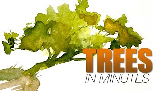 Fast & Fun Watercolor Tree Studies: Perfect for Beginners!