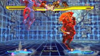 Street Fighter X Tekken - Grab and switch glitch