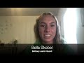Halftime interview with Bethany junior guard Bella Skobel