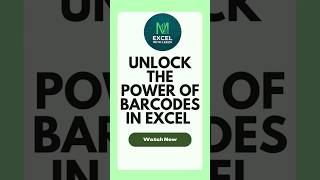 How to Create Barcodes in Excel (Step-by-Step) 💻✨ #excelshorts#learnexcel