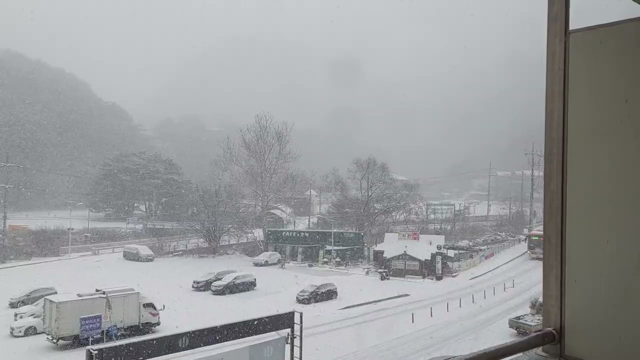 한화리조트 산정호수 안시의 겨울