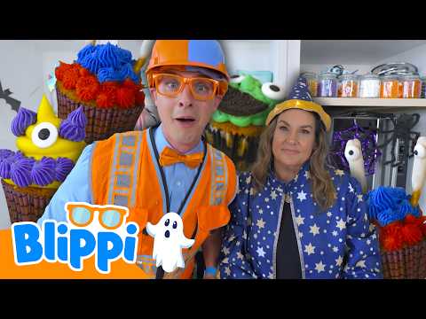 Making CREEPY Halloween Treats With Blippi! 👻 Kids Cooking Fun | Blippi Learns