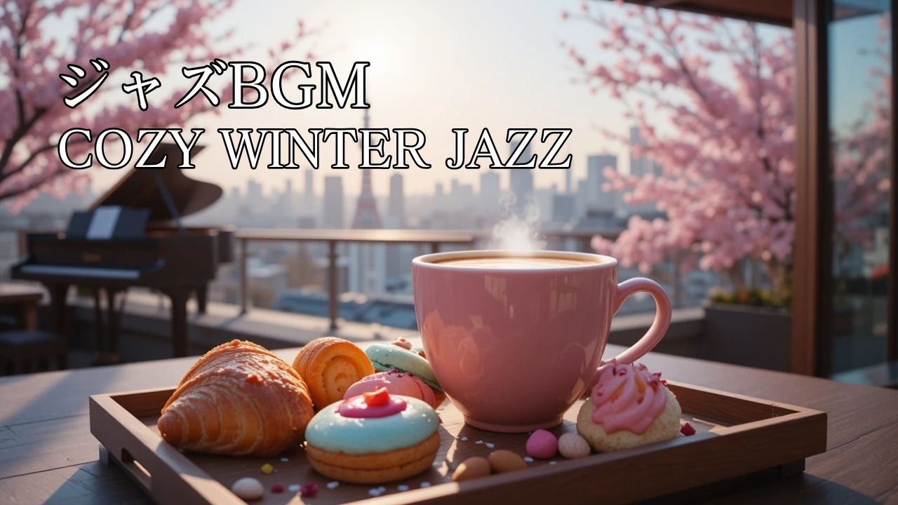 【ジャズBGM】静かな雪のカフェで流れるジャズ｜Cozy Winter Café Jazz for Deep Focus