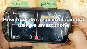 How to make a do it yourself home security system using an old smartphone and AtHome app