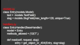 Django Piston Screencast