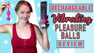 Adam & Eve Rechargeable Vibrating Pleasure Balls | USB Charged Kegel Balls