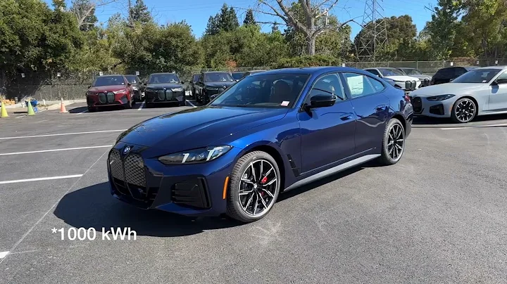 First look at the 2025 i4 eDrive40 in Tanzanite Blue | 4K