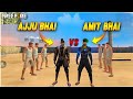 AJJU BHAI vs AMIT BHAI FACTORY CHALLANGE | 4 VS 4 WHO WILL WIN ? AJJU BHAI AND AMIT BHAI - free fire