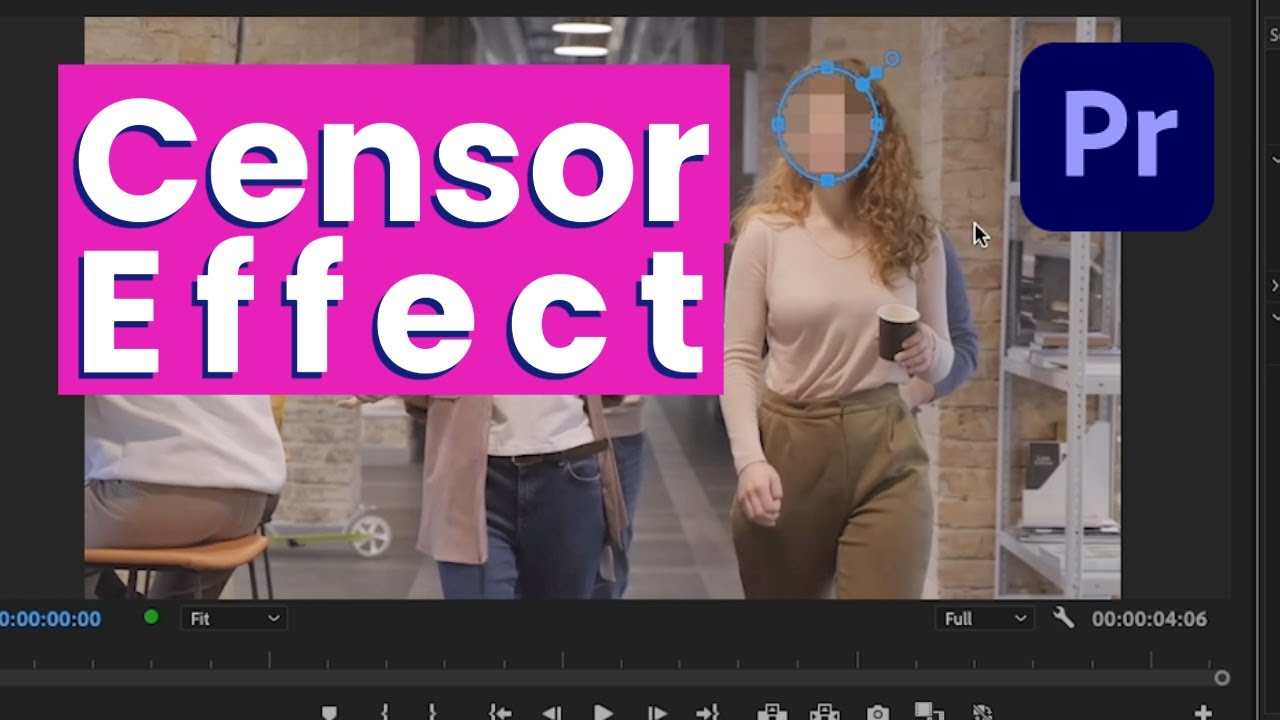 Premiere Pro tutorial: Censor effect - YouTube