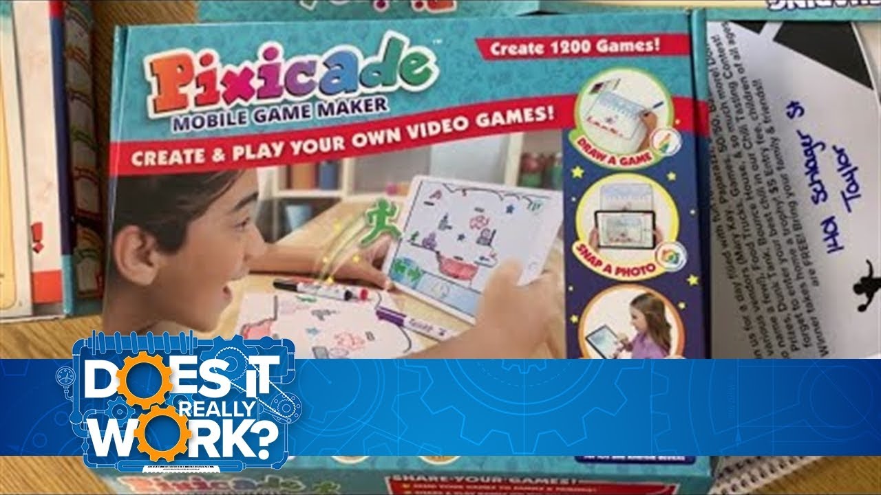 PIXICADE Mobile Game Maker: DRAW CREATE & PLAY YOUR OWN VIDEO GAMES STEM  ART NEW