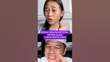 BEGINI REAKSI NETIZEN, KETIKA AURA CINTA KRITIK KDM. #dedimulyadi #auracinta #shorts