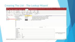 Microsoft Access Lookup List Tutorial