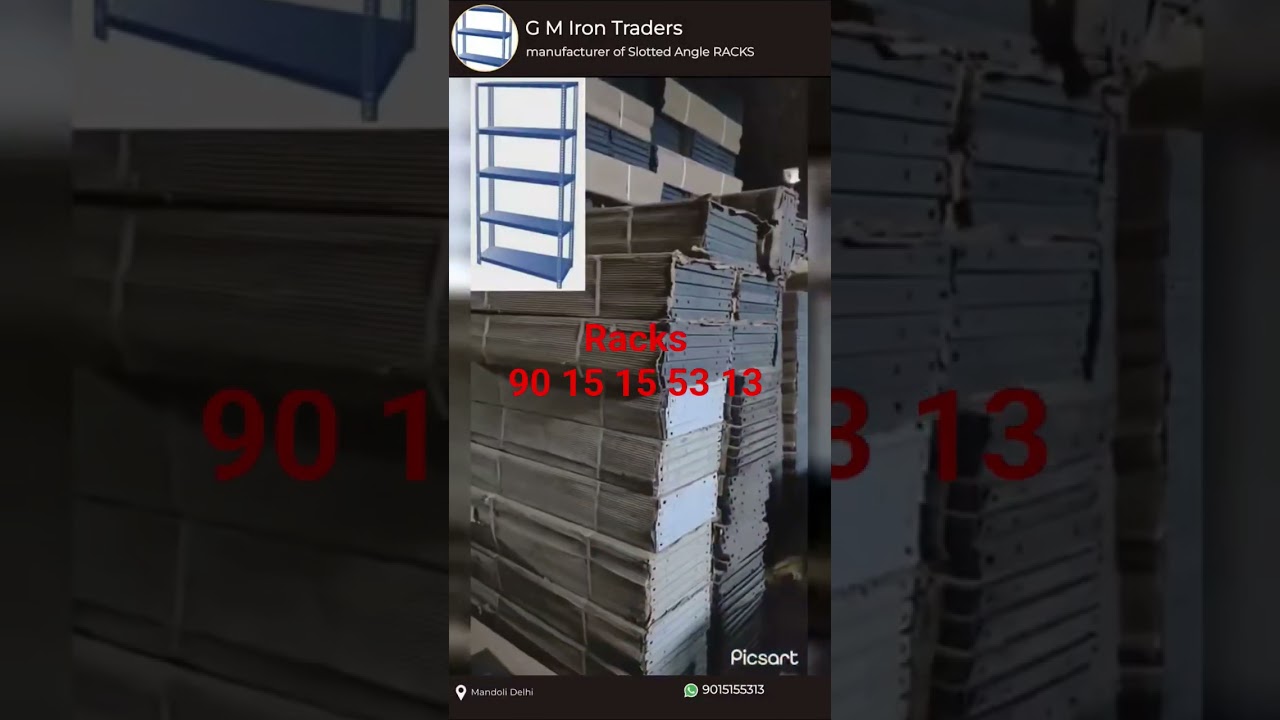 steel Racks # iron Racks! Slotted Angle Racks in adelhi