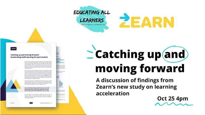 Catching Up and Moving Forward: A discussion of findings from Zearn’s study on learning acceleration - DayDayNews