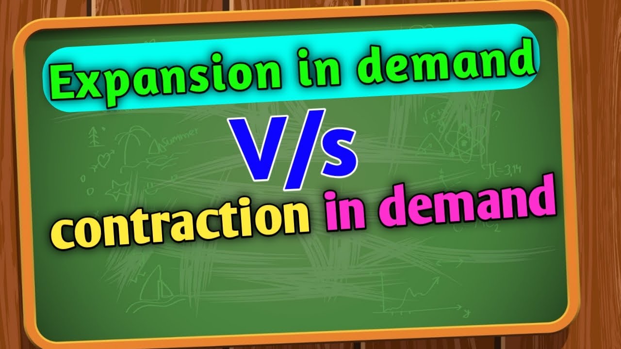 Demand Analysis Expansion In Demand VS Contraction in Demand Part