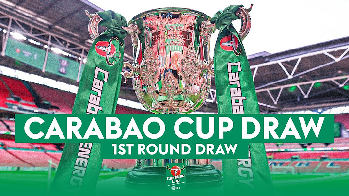 Carabao Cup First Round Draw