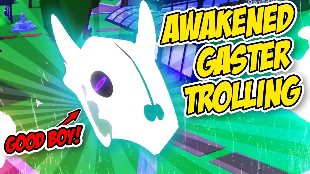 Trolling With Awakened Gaster Then Giving It Away A Universal Time Roblox Youtube - gaster t shirt roblox