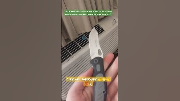 How Sharp Is The New Buck Knife?