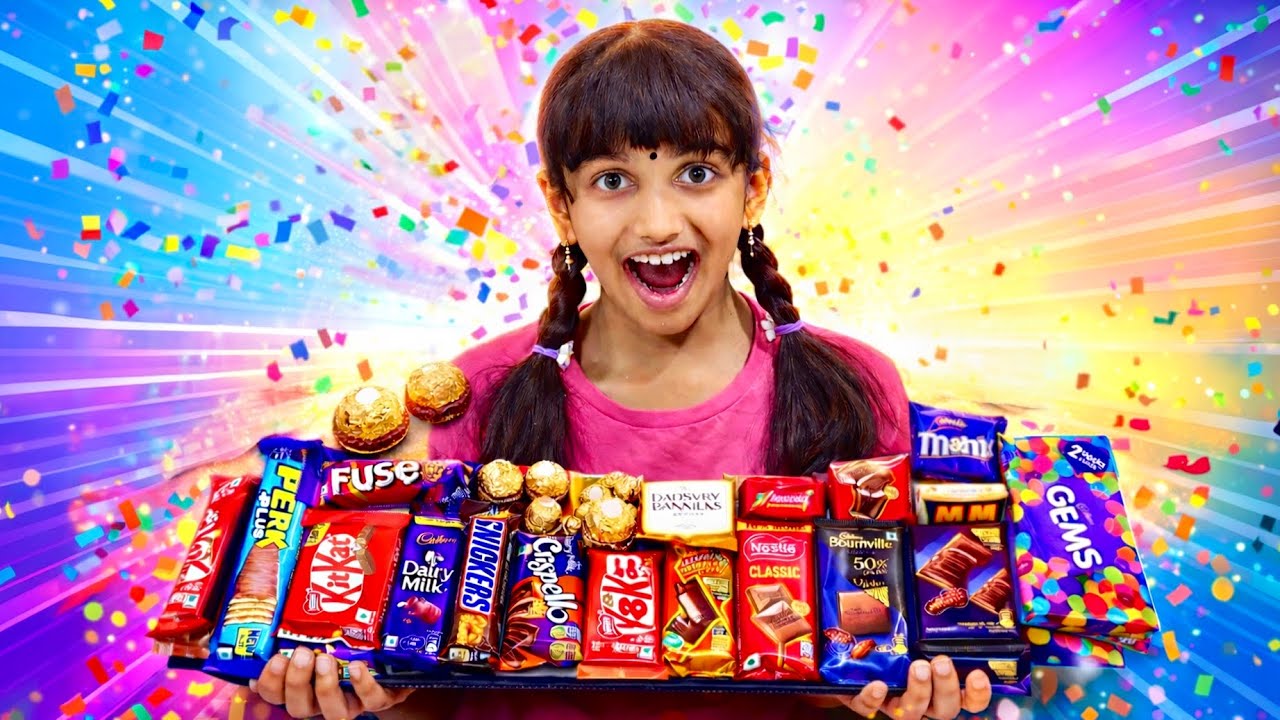 Guess the Chocolate with Blindfold 😍🍫 | Who Will Win?🏆 @V5family_vlogs