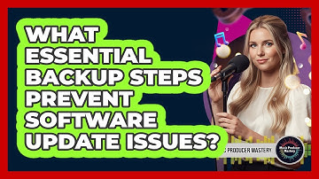 What Essential Backup Steps Prevent Software Update Issues?