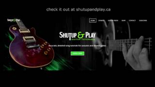 NEW website! shutupandplay.ca