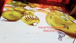 Interactive 3d welcome Wedding floor / magical 3d floor/ dance floor
