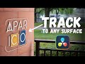 DaVinci Resolve Fusion Tutorial | Track an Image to Wall in Under 10 Minutes! #davinciresolve #edit