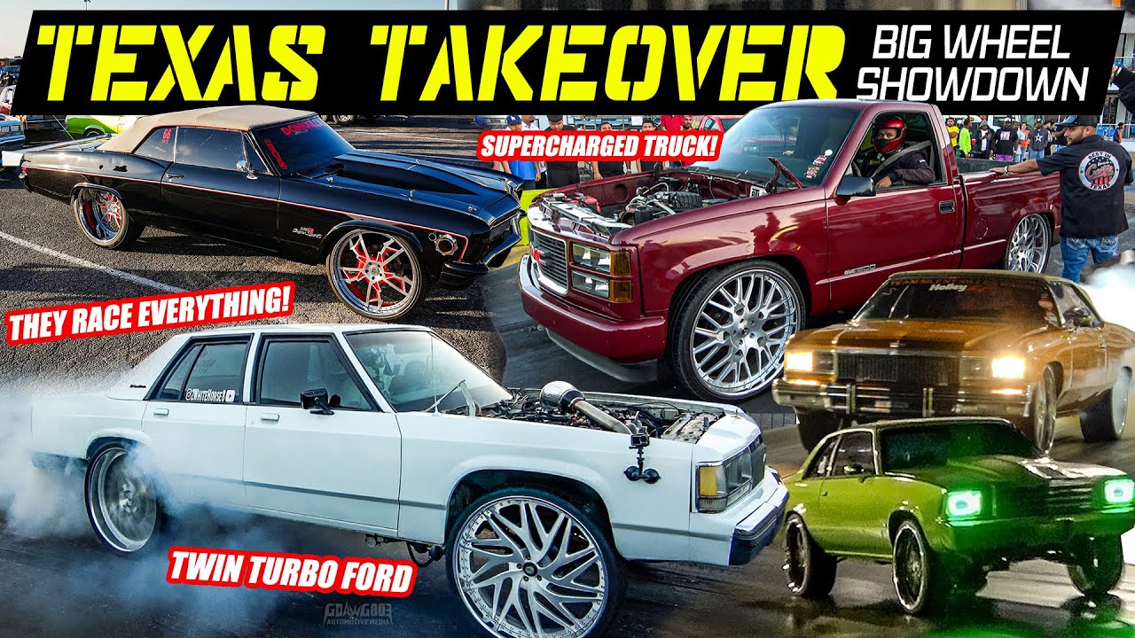 TEXAS Had the FASTEST ON BIG RIMS Out for Donkmaster & Demonology Big Showdown 4 Hard Tire Shootout