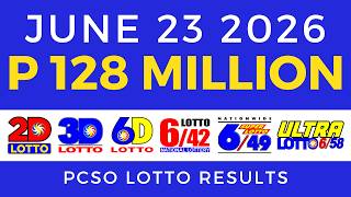 Lotto Result Today 9PM June 23 2026 PCSO