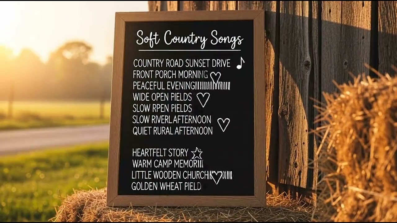 Relaxing Soft Country Music for Stress Relief 😌🎸