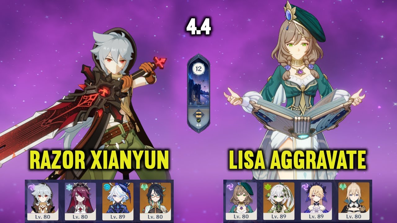 (F2P) C6 RAZOR C0 XIANYUN Physical & C5 LISA Aggravate | 4.4 Spiral ...
