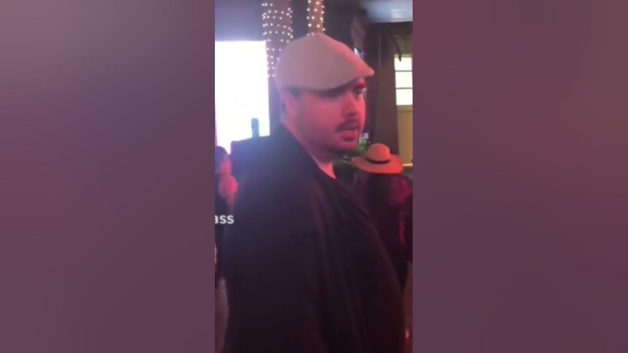 Meeting Q from impractical jokers at universal studios YouTube