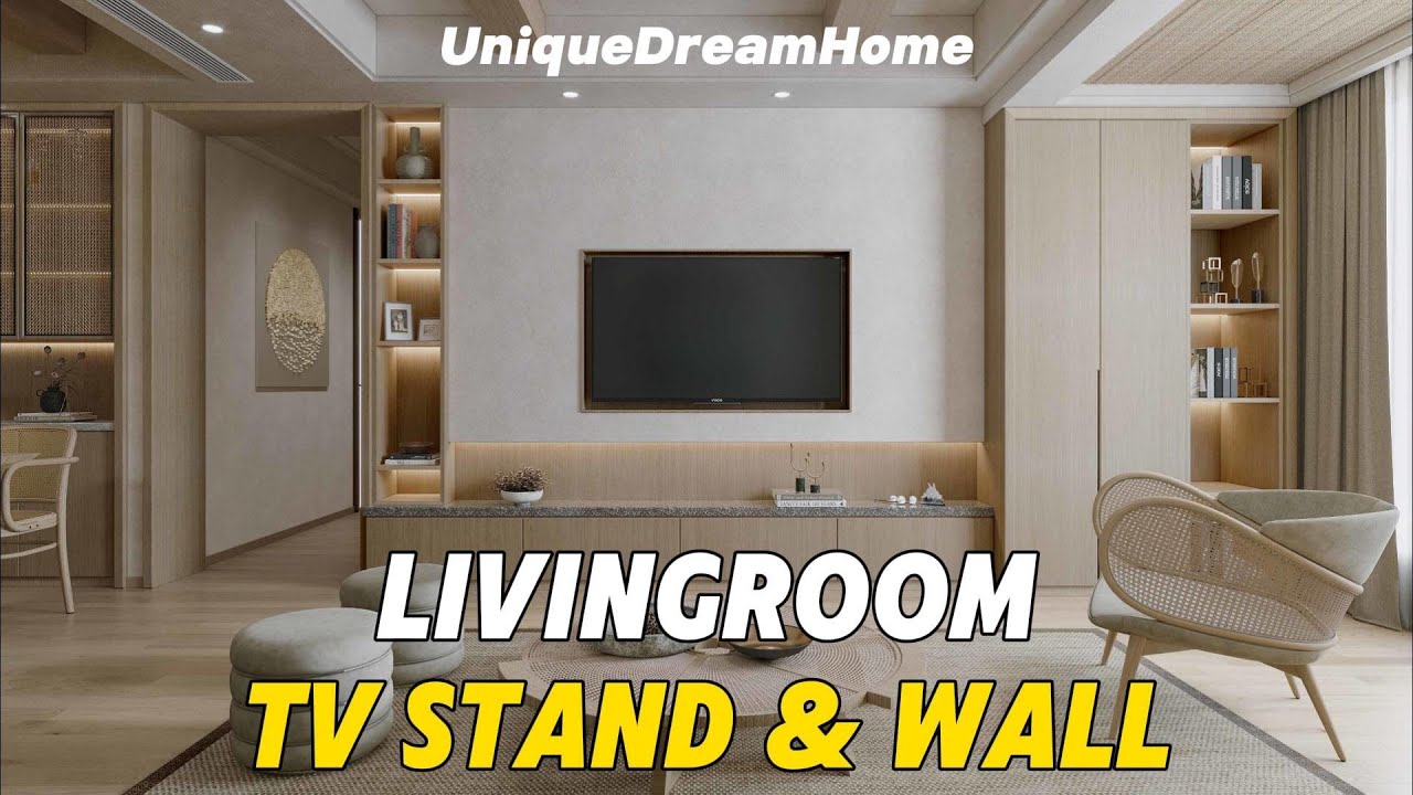 📺 100 Modern Living Room TV Unit Design Ideas 2025 | TV Stand & Wall ...
