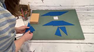 Equivalencies: Box of Blue Triangles 8