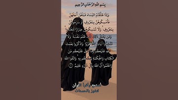 الآية/ 232/من سورة: البقرة القارئ: فارس عباد