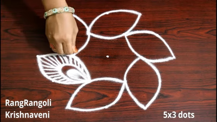 Janmashtami Special Rangoli🌺5x3 dots Easy Krishnashtami Muggulu🌺RangRangoli Krishnaveni